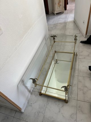 Mesa Centro Cristal Antigua
