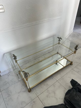 Mesa Centro Cristal Antigua