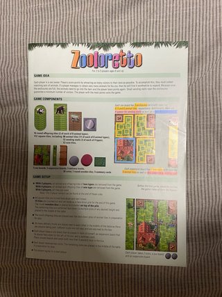 Juego de mesa Zooloretto