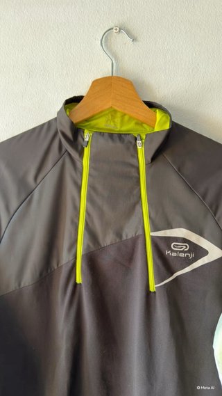 Camiseta running Kalenji media cremallera