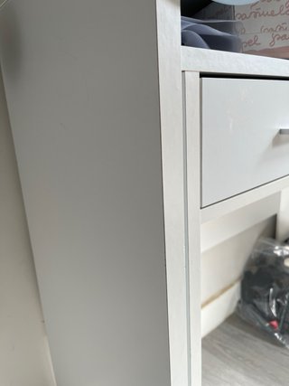 Escritorio blanco extensible