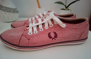 Bambas Fred Perry rojas