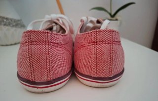Bambas Fred Perry rojas