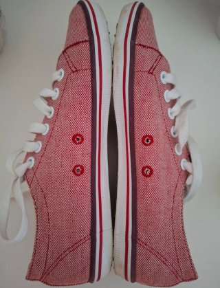 Bambas Fred Perry rojas