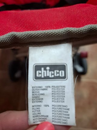 Silla de bastón Chicco roja