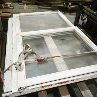 Ventanas Iroko Lavado Blanco