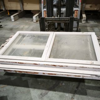 Ventanas Iroko Lavado Blanco