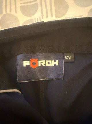 Pantaloncini da lavoro FORCH blu