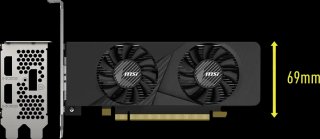 MSI RTX 3050 6GB VRAM LP Tarjeta Gráfica