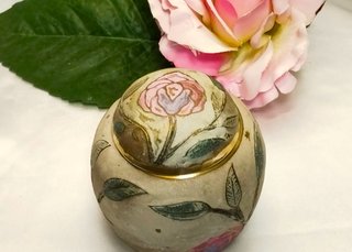 Barattolo Zenzero Vintage Vasetto ottone cloisonnè