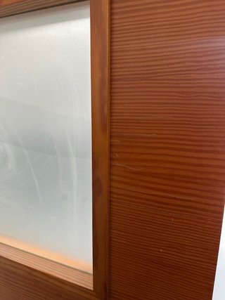 Puertas de madera con cristal completa casa