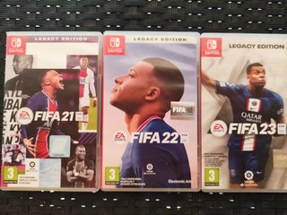 Pacchetto 3 Giochi FIFA Nintendo Switch Legacy Edition