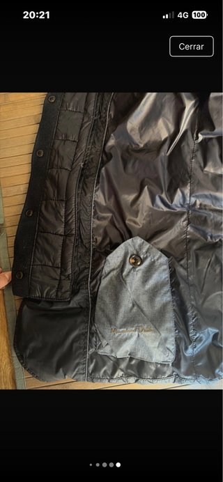 Chaqueta de plumas azul marino