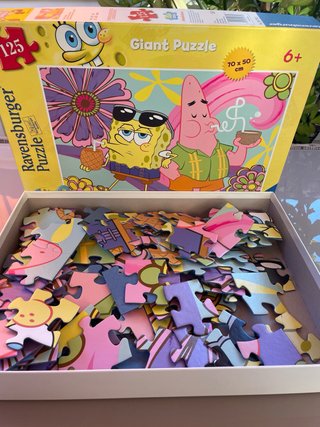 Puzzle Gigante Bob Esponja Ravensburger 125 piezas