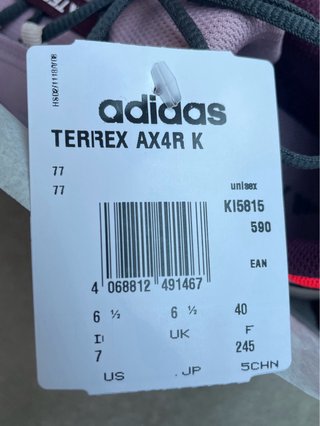 Zapatillas Adidas Terrex Morado Talla 40