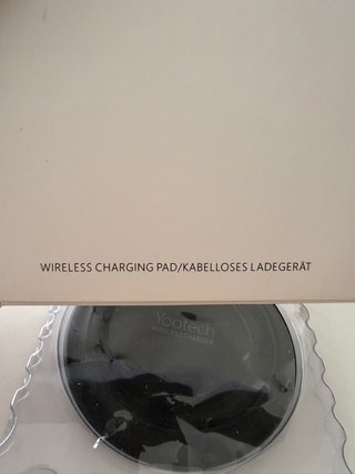 Cargador Inalámbrico Yootech F500 Qi Negro