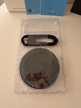 Cargador Inalámbrico Yootech F500 Qi Negro