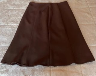 Falda marrón chocolate mujer gode