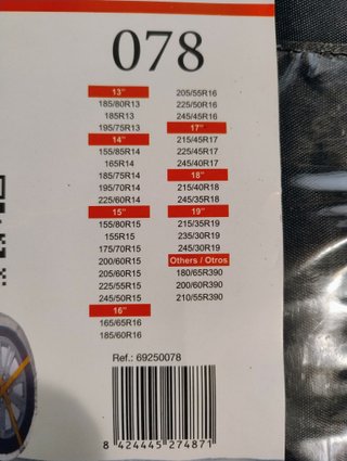 Fundas para neumáticos nieve DANOKAR 078