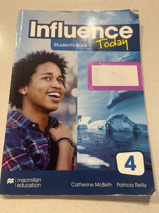 Libro Inglés,  Influence Today 4º ESO