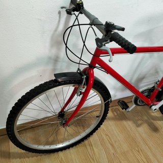 Bicicleta Roja Montaña