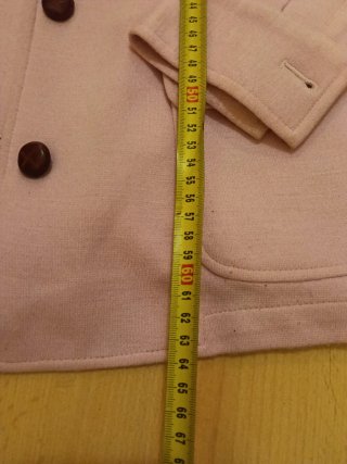 Chaqueta de punto rosa para vestir