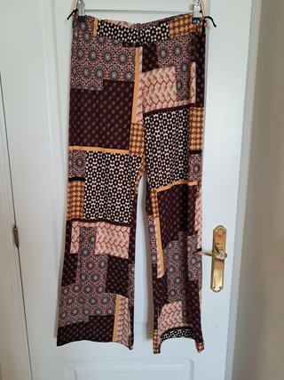 Conjunto kimono y pantalón patchwork