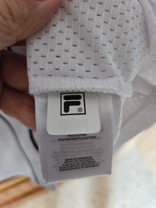 Camiseta Beisbol FILA Blanca Talla S Nueva