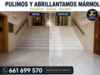 Pulido y abrillantado de mármol