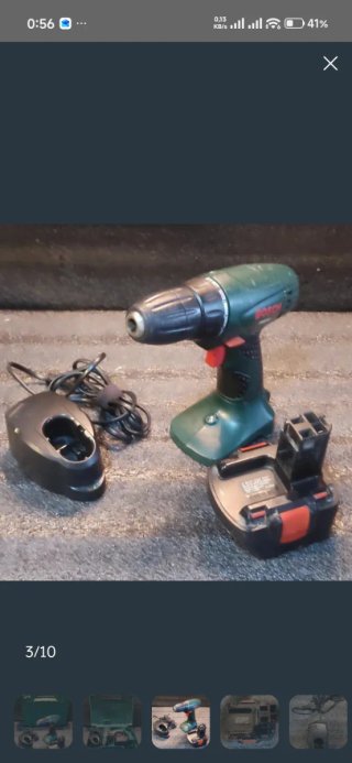 Atornillador Bosch PSR12 + Maleta + Cargador