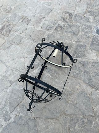Farol de forja para festejos o instalaciones