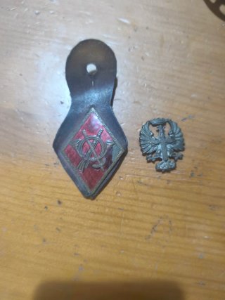 Dos insignias militares