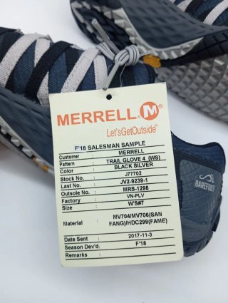 Merrell Trail Glove 4 Scarpe Blu/Grigie