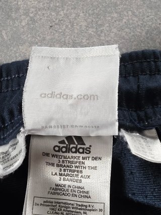 Adidas Vintage Baggy Y2k Trackpants Blu
