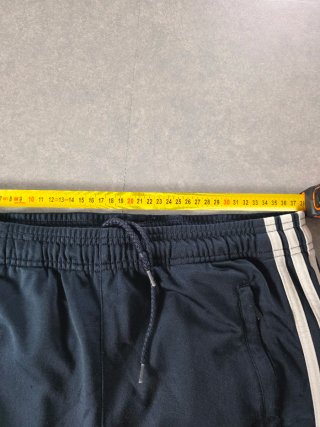 Adidas Vintage Baggy Y2k Trackpants Blu