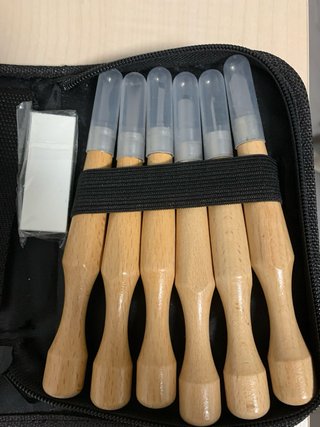 Kit Talla Madera Cinceles 12 Piezas