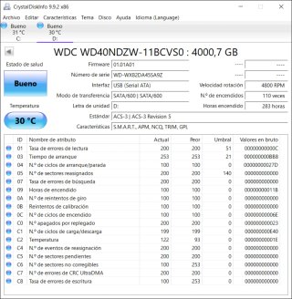 Disco Duro Externo WD 4TB