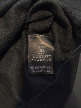 Jersey lana negro Boggi Milano T XL