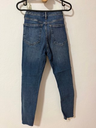 Vaqueros pitillo Mango azules