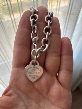 Pulsera Tiffany & Co. Corazón Plata