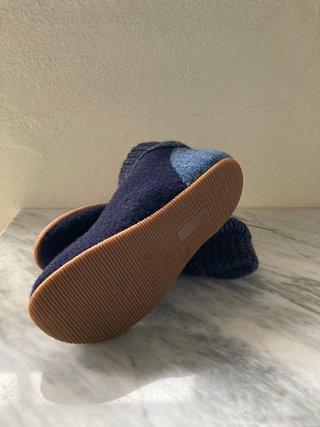 Pantuflas Giesswein Lana Azul Talla 35