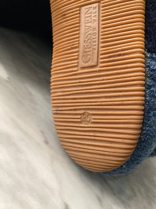 Pantuflas Giesswein Lana Azul Talla 35