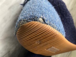 Pantuflas Giesswein Lana Azul Talla 35