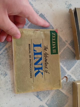Zelda II: The Adventure of Link (NES) Caja y Manua