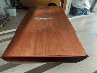 Mesa de comedor extensible de madera