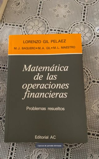 Matemática de las operaciones financieras