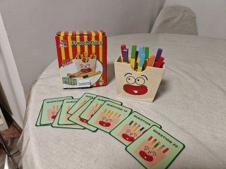 Juego de mesa French Fries de madera.