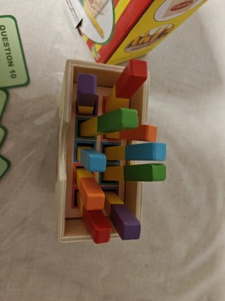 Juego de mesa French Fries de madera.