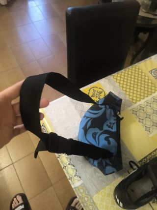 Riñonera Quiksilver Azul y Negro