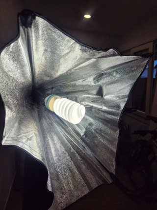 Foco de luz + trípode para fotografía completo
